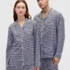 Weichstes Flanell-Pyjamahemd für Erwachsene