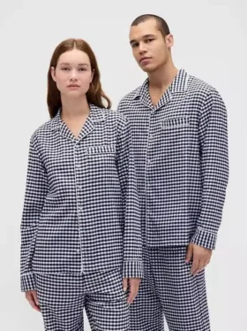 Weichstes Flanell-Pyjamahemd für Erwachsene