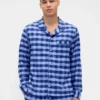 Weichstes Flanell-Pyjamahemd für Erwachsene