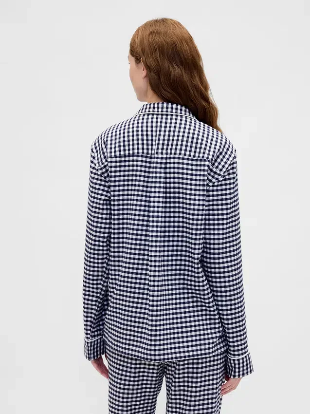 Weichstes Flanell-Pyjamahemd für Erwachsene