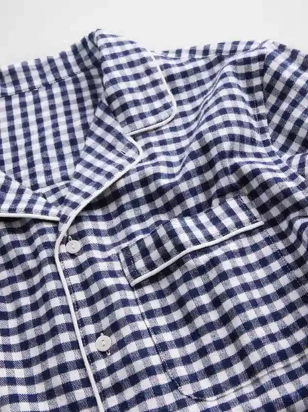 Weichstes Flanell-Pyjamahemd für Erwachsene