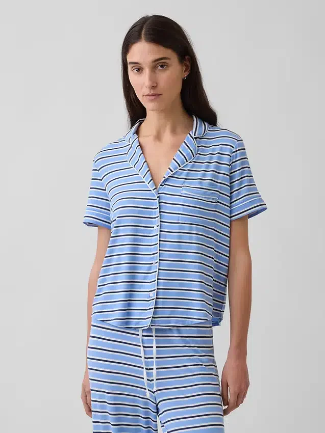 Weichstes Modal-Pyjama-Oberteil
