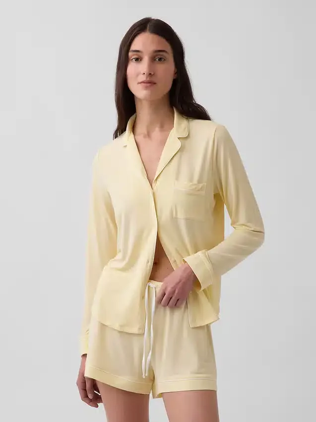 Weichstes Modal-Pyjama-Oberteil