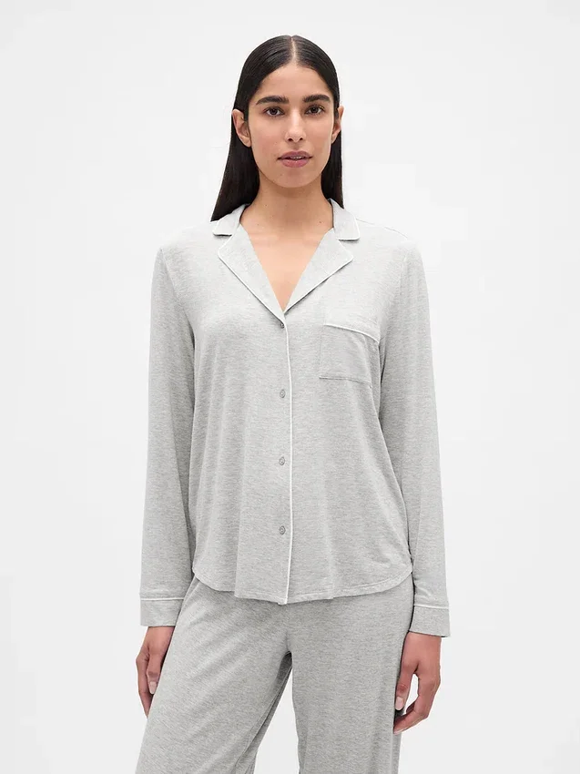 Weichstes Modal-Pyjama-Oberteil
