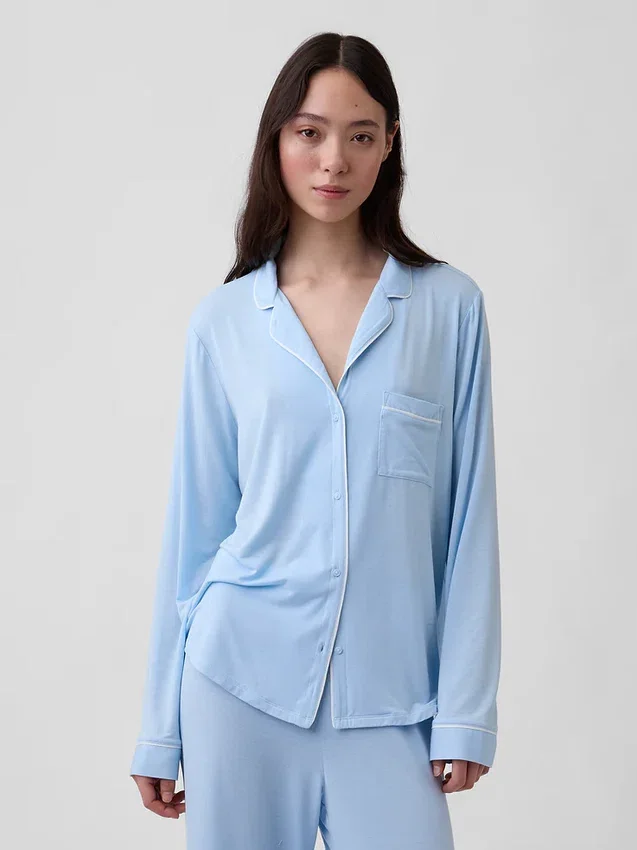 Weichstes Modal-Pyjama-Oberteil
