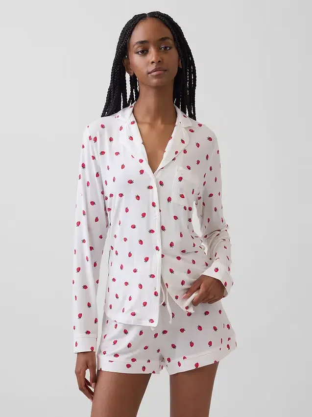Weichstes Modal-Pyjama-Oberteil