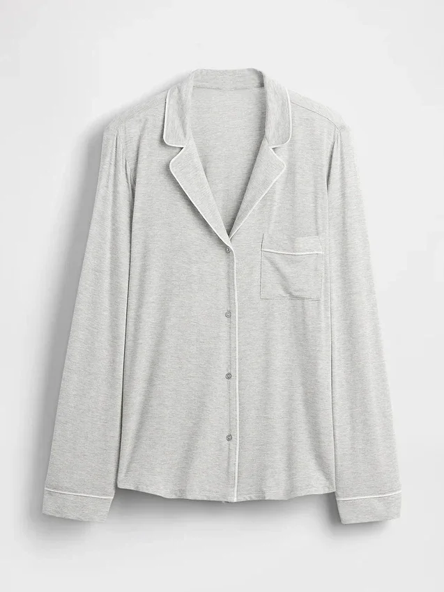 Weichstes Modal-Pyjama-Oberteil