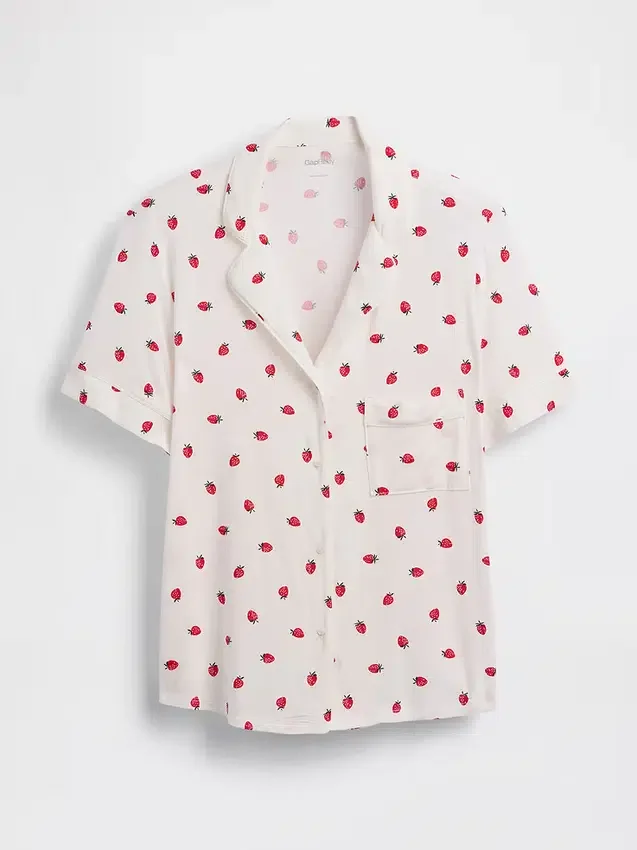 Weichstes Modal-Pyjama-Oberteil
