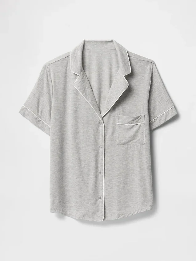 Weichstes Modal-Pyjama-Oberteil