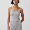 Weichstes Modal-Ripp-Pyjama-Oberteil