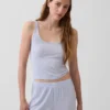 Weichstes Modal-Ripp-Pyjama-Oberteil