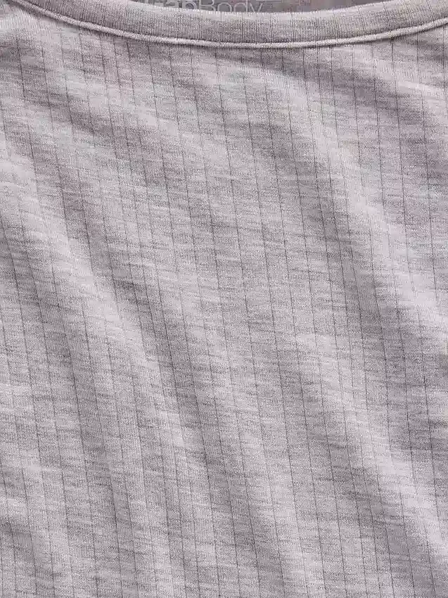 Weichstes Modal-Ripp-Pyjama-Oberteil