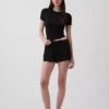 Weichstes Modal-Ripp-Pyjama-T-Shirt