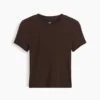 Weichstes Modal-Ripp-Pyjama-T-Shirt