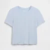 Weichstes Modal-Ripp-Pyjama-T-Shirt