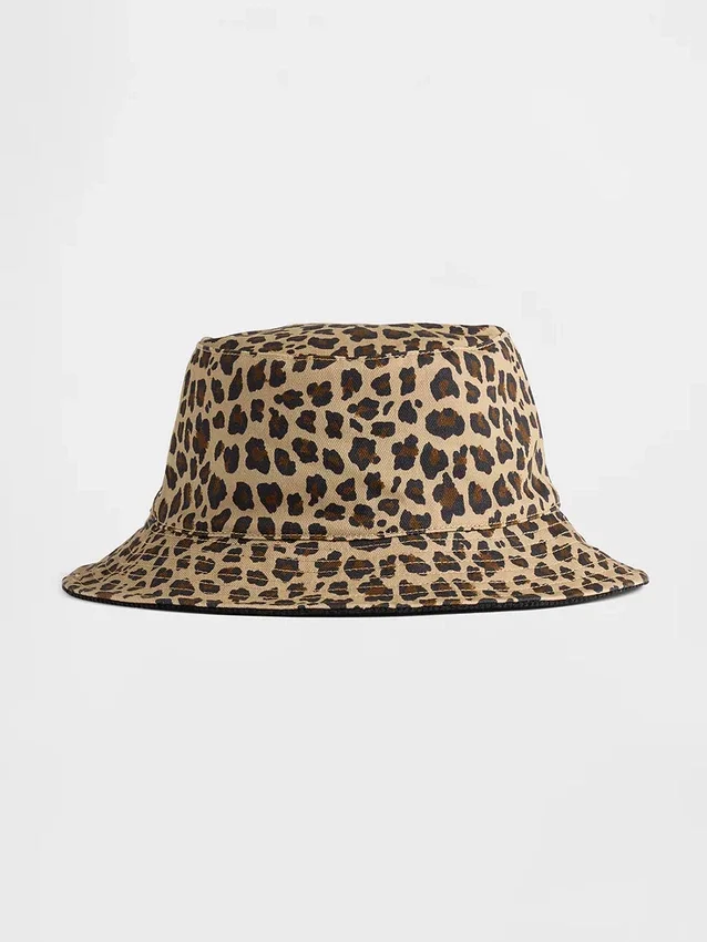 Wendbarer Leoparden-Bucket-Hut für Baby & Kleinkind