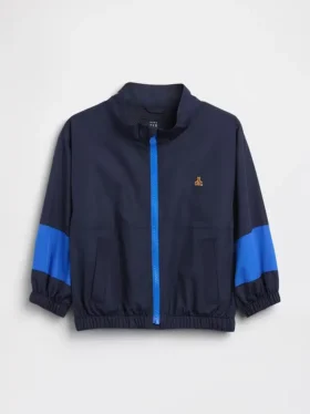 Windjacke für Baby & Kleinkind aus recyceltem Material mit Farbblöcken