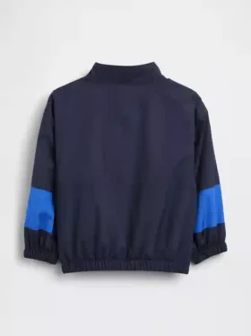Windjacke für Baby & Kleinkind aus recyceltem Material mit Farbblöcken