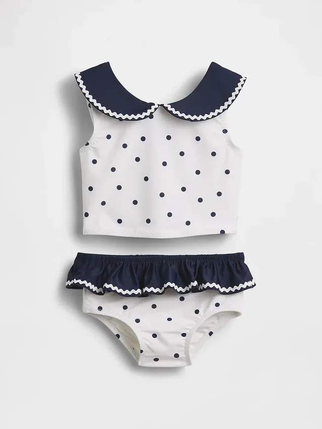 Zweiteiliger Matrosen-Badeanzug für Baby & Kleinkind