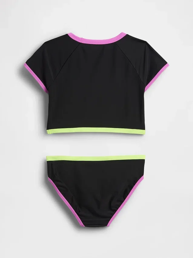 Zweiteiliger Rashguard-Badeanzug für Kinder