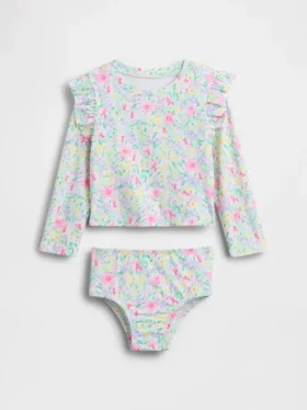 Zweiteiliges Rashguard-Badeoutfit für Baby & Kleinkind