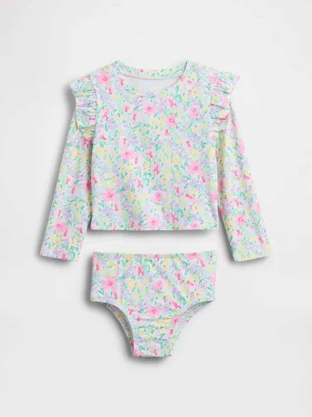 Zweiteiliges Rashguard-Badeoutfit für Baby & Kleinkind