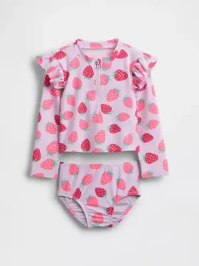 Zweiteiliges Rashguard-Badeoutfit für Baby & Kleinkind