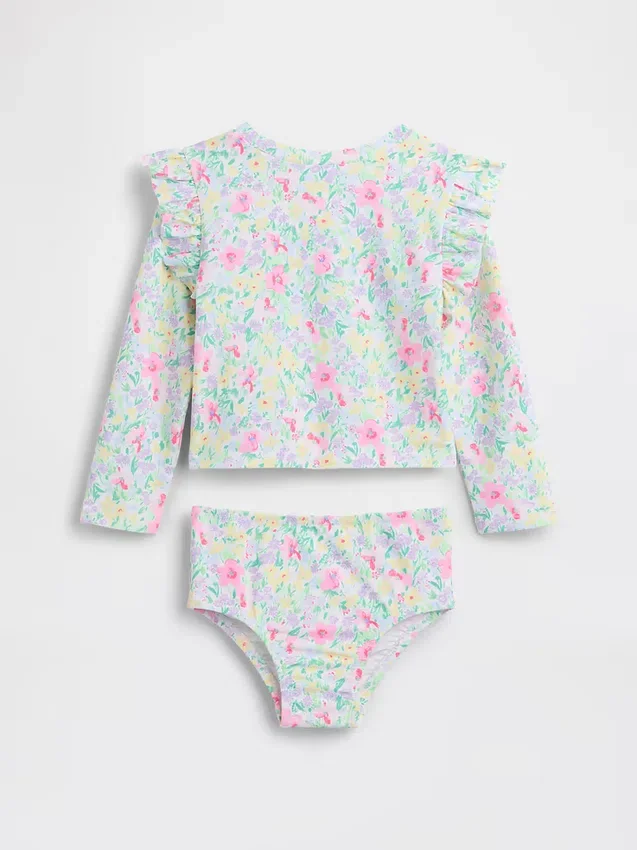 Zweiteiliges Rashguard-Badeoutfit für Baby & Kleinkind