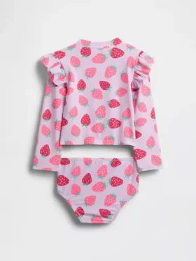 Zweiteiliges Rashguard-Badeoutfit für Baby & Kleinkind