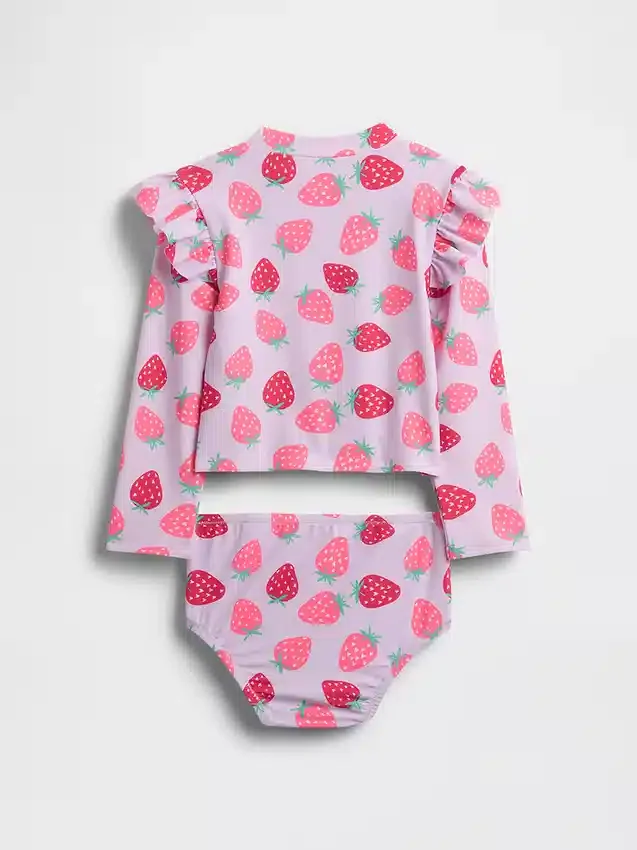 Zweiteiliges Rashguard-Badeoutfit für Baby & Kleinkind